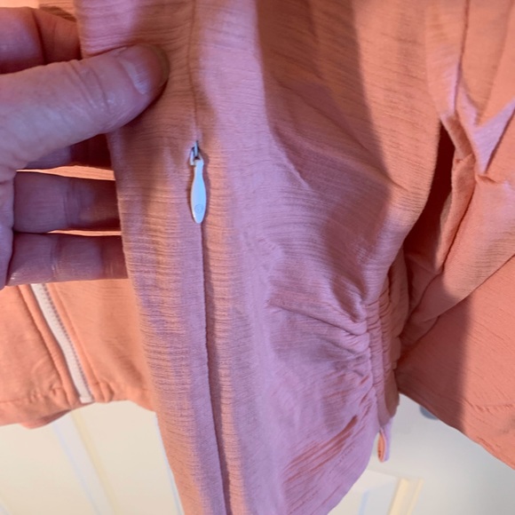 COPY - T by Talbots peach activewear zip up jacket NWOT - Picture 4 of 6